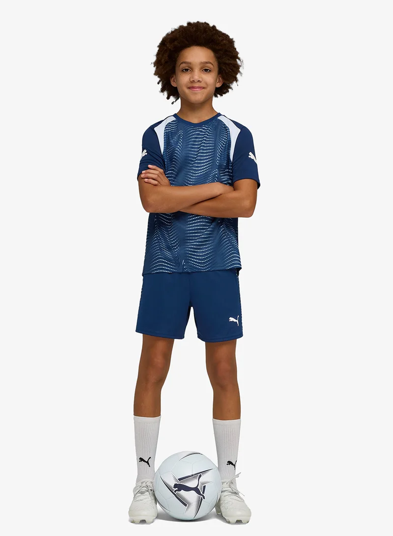 Puma Deep Blue-PUMA White-Icy Blue Youth Individualfinal Shorts  | Best Price UAE